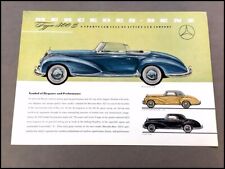 1955 Mercedes Benz 300S Roadster convertible 1-page Car Sales Brochure Sheet picture