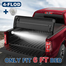4-Fold 6FT Soft Truck Bed Tonneau Cover For 2015-2022 Chevy Colorado GMC Canyon picture