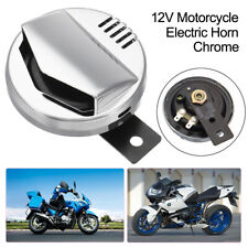 12V Super Loud 110db  Motorcycle Electric Horn Chrome Motorcycle Universal picture