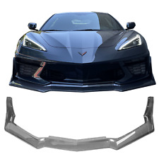 7PCS Front Bumper Carbon Fiber Print Fits For 2020-2023 Corvette C8 ZR1 Style picture
