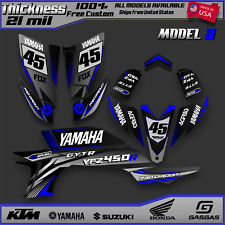 Yamaha YFZ 450 graphics kit 2003 2004 2005 2006 2007 2008 stickers decals kit 21 picture