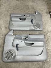98-04 Chevy Blazer Jimmy S-10 GMC Sonoma Front Door Panels Manual OEM Gray picture