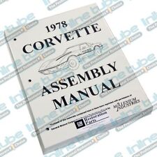 1978 Chevrolet Corvette  Factory Assembly Rebuild Instruction Manual Book picture