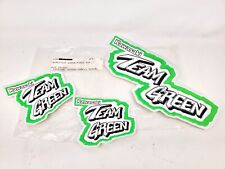 VINTAGE NOS EARLY 90'S KAWASAKI Team Green 3D Puff Patch Kit Iron / Sew On  picture