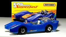 2019 MATCHBOX BLUE SHARK SUPERFAST 50TH ANNIVERSARY picture
