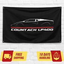 For Lamborghini Countach LP400 1974-1977 Enthusiast 3x5 ft Flag Banner Gift picture