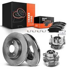 Front Disc Brake Rotor &Pad + Hub Bearing for Nissan Altima 2014-2018 w/ 11.65