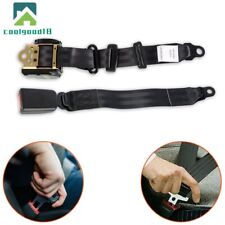 1x Retractable 3 Point Safety Belt Fit for Jeep Wrangler CJ YJ 1982-1995 Black picture