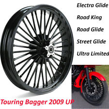 21X3.5 Fat Spoke Front Wheel for Harley Touring Electra Street Road Glide 09-UP picture