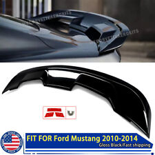 Rear Trunk Spoiler Wing For 2010-2014 Ford Mustang GT500 Style Glossy Black ABS picture