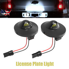 2PCs fit 1980-2014 Ford F150 90-99 F250 Rear Bumper License Plate Tag Light SET picture