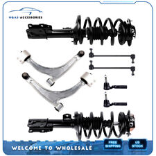 8PC For Chevrolet Malibu Front Struts Lower Control Arm Sway Bar Tie Rod Kit picture