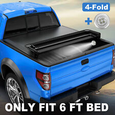 Truck Tonneau Cover For 2015-22 Chevrolet Colorado GMC Canyon 6FT Bed Quad Fold picture