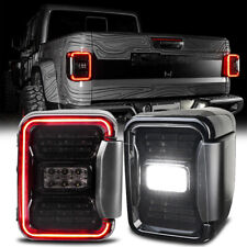 2x LED Tail Lights w/ Turn Signal Side Marker Lamps For Jeep Gladiator JT 2020+ picture
