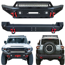 For 2007-2014 1st Gen FJ Cruiser Front or Rear Bumper w/D-Rings and LED Lights picture