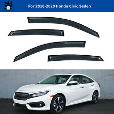Window Visor Deflector Rain Guard 4-Piece Set for 2016-2020 Honda Civic picture