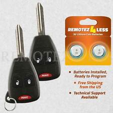 2 For OHT692427AA 2006 2007 2008 2009 Dodge Ram 1500 2500 Keyless Remote Key fob picture