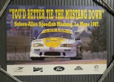 You Better Tie The Mustang Down Saleen-Allen Mustang Le Mans 1997 Poster picture