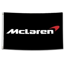 McLaren Racing Car Flags 3x5 FT Racing Car Show Banners 4 Garage Wall Decor NEW picture