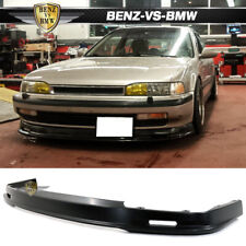 Fits 90-93 Honda Accord Mugen Style Front Bumper Lip Spoiler PP picture