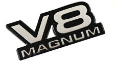 1pc V8 Emblems Fender Door Stickers 1500 Van for 94-01 Magnum Chrome Black picture