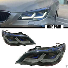 LED Headlights For BMW E60 523i 530i 2003-2010 Animation Front Turn Signal Lamps picture