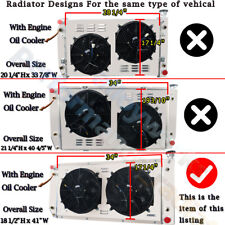 3 Row Radiator Shroud Fan Fits 1988-2000 1989 Chevy GMC C/K C1500 2500 3500 5.7L picture