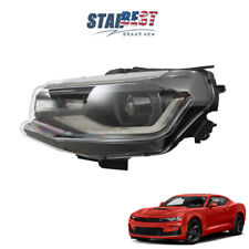 Left/LH Side Headlight Assembly For Chevy Camaro 2016-2022 Black HID W/ LED DRL picture