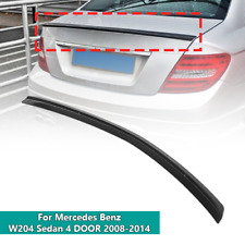 For 08-14 Mercedes Benz W204 C250 C300 Gloss Black AMG Style Rear Trunk Spoiler picture