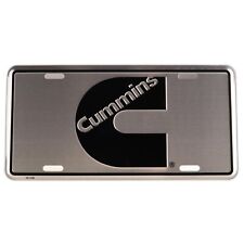 NEW - Cummins Aluminum 3D Embossed Silver Metal License Plate picture