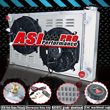 ASI 3 Row Radiator+Shroud Fan Fit 1967-1972 Chevy/GMC C/K 10/20/30 Series Pickup picture