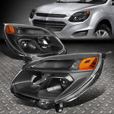 FOR 16-17 CHEVY EQUINOX BLACK/AMBER CORNER PROJECTOR HEADLIGHT W/SIGNAL LAMPS picture