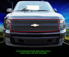 Fedar Fits 2007-2013 Chevy Silverado 1500 Full Black Formed Mesh Grille Insert picture