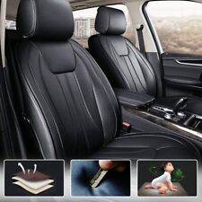 All Weather Car Seat Covers for Hyundai Elantra /Elantra GT 5-Seat Leather Black picture