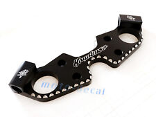 CNC Triple Tree Front Upper Top Clamp For 1999-2020 Hayabusa GSX1300R/RA Black picture