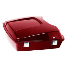 Razor Pack Trunk Luggage Fit For Harley Tour Pak Touring 97-13 Ember Red Sunglow picture