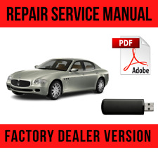 Maserati Quattroporte 2003-2012 Factory Repair Manual M139 USB picture