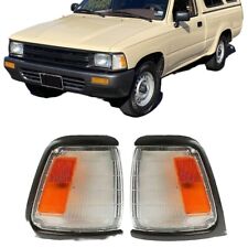 Fits 1989-1991 Toyota Pickup DLX/SR5 Front Parking Cornering Signal Lights PAIR picture