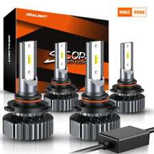 SEALIGHT 9005 9006 LED Headlight Kit Bulbs High Low Beam 6500K Bright High Power picture
