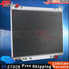4 Row Aluminum Radiator For Ford F250 F350 Super Duty 7.3L Diesel 1995 1996 1997 picture