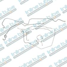 1969 Chevrolet Camaro Complete Power Disc Brake Line Set Kit Tubes 2Pc F To R Oe picture