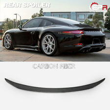 For Porsche 911 991.1 Vor Style Carbon Fiber Rear Ducktail Spoiler wings Parts picture