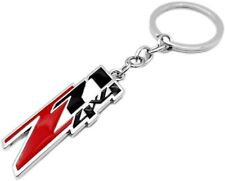 1Pc Z71 4X4 Logo Keychain Key Ring for Auto Car Truck Vehicle Key (Black Red) picture