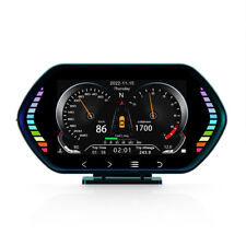 OBD2+GPS HUD Gauge Auto Digital Head Up Display Speedometer Turbo RPM Alarm Temp picture