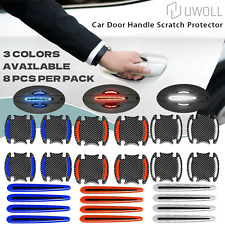 8 PCS Car Door Handle Reflective Sticker Safety Strips Anti Scratch Protector picture