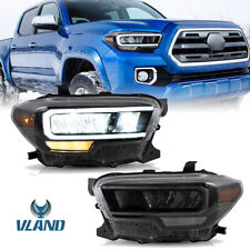 1 Pair Full LED Matrix Headlights DRL Front Lamps For 2015-2023 Toyota Tacoma picture