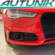 For 2016 2017 2018 Audi A6 Sline S6 C7 C7.5 Fog Light Grill + ACC Caps picture
