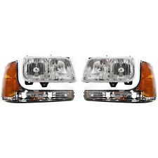 Headlight Kit For 1999-2000 GMC Yukon Cadillac Escalade Left and Right Halogen picture