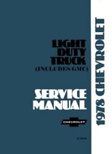 1978 Chevrolet GMC Truck Shop Service Repair Manual Book Engine Drivetrain OEM picture