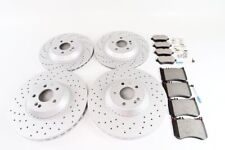 Mercedes S class S550 front rear brake pads & rotors picture